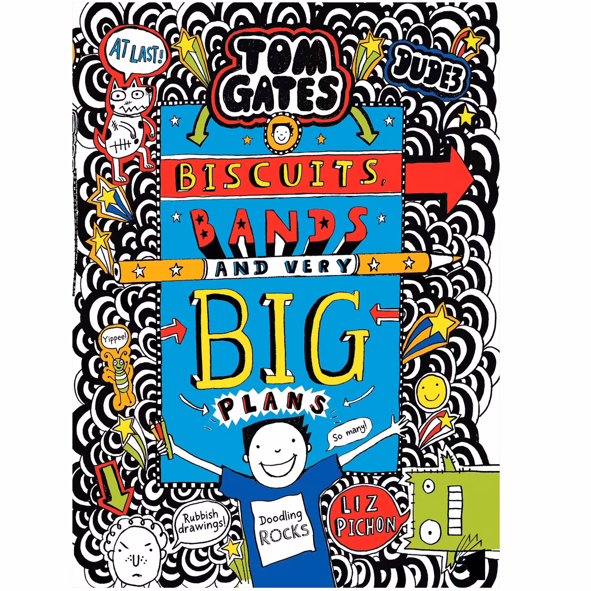 کتاب Tom Gates Biscuits Bands and Very Big Plans اثر Liz Pichon انتشارات معیار علم