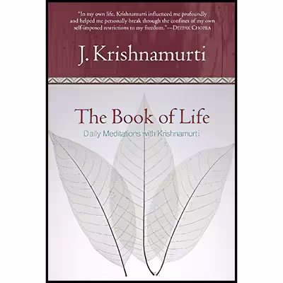 کتاب The Book of Life اثر J. Krishnamurti انتشارات HarperOne