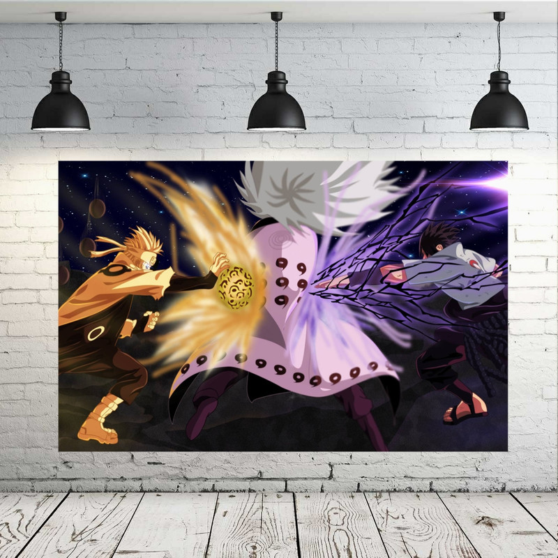 تابلو شاسی طرح انیمه ناروتو مدل BL843 | دنیای قاب