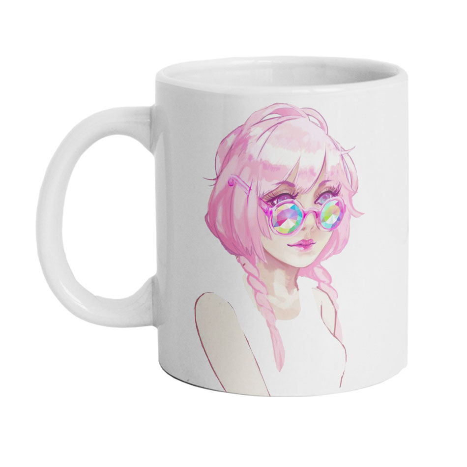 ماگ دارلی طرح دخترانه فانتزی مدل MG2458