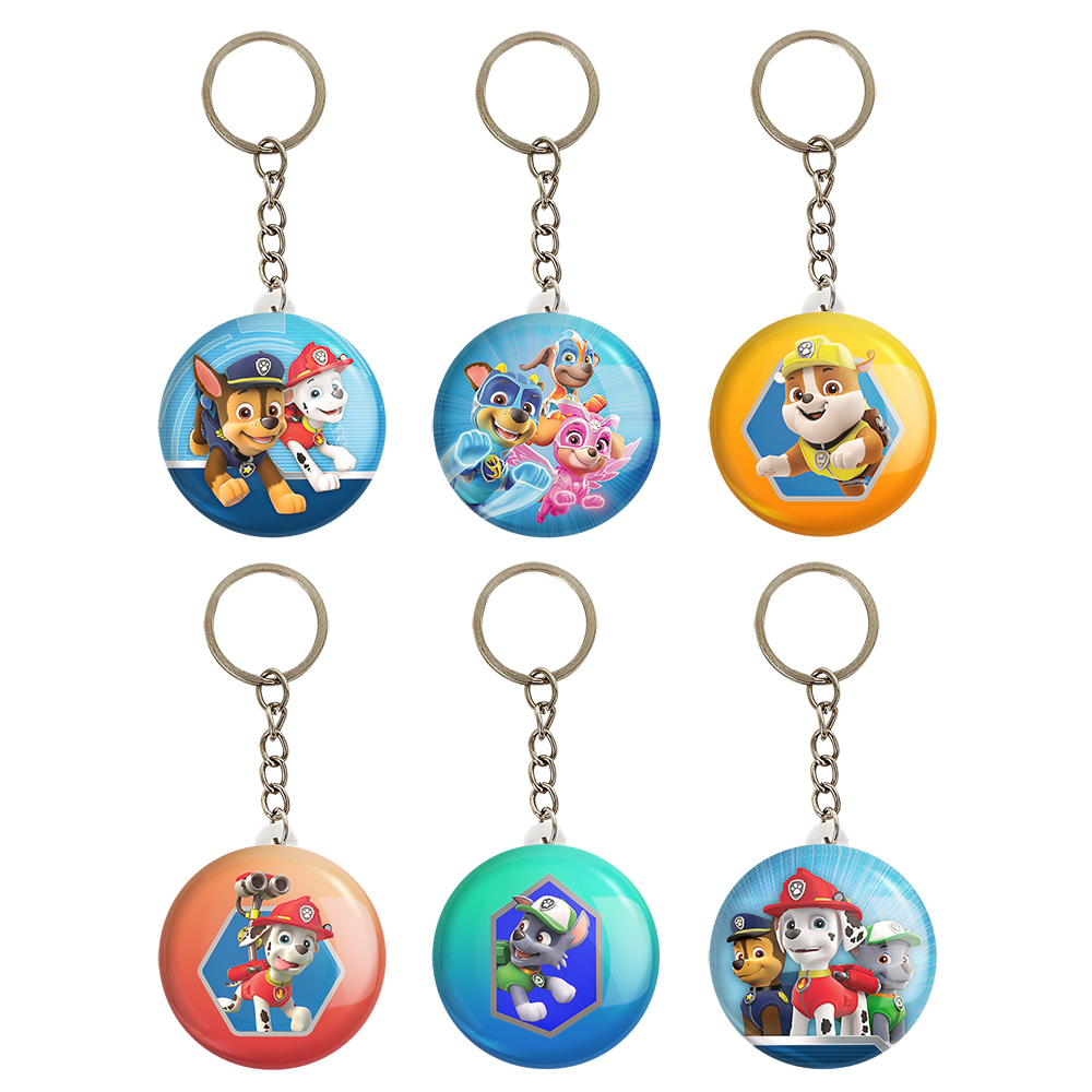 جاکلیدی خندالو مدل  سگ های نگهبان کد 550B مجموعه 6 عددی