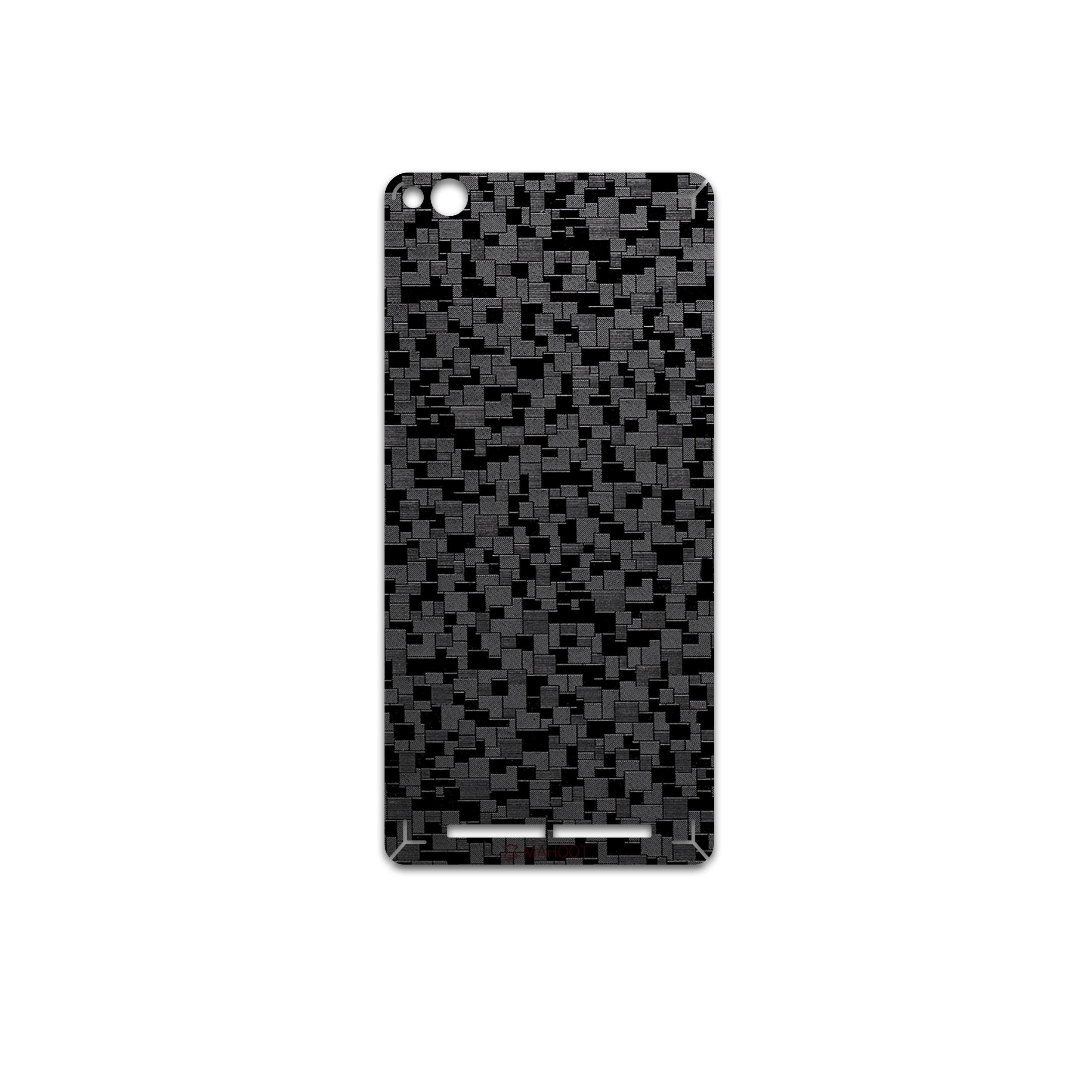 برچسب پوششی ماهوت مدل Black-Silicon مناسب برای گوشی موبایل شیائومی Redmi 3