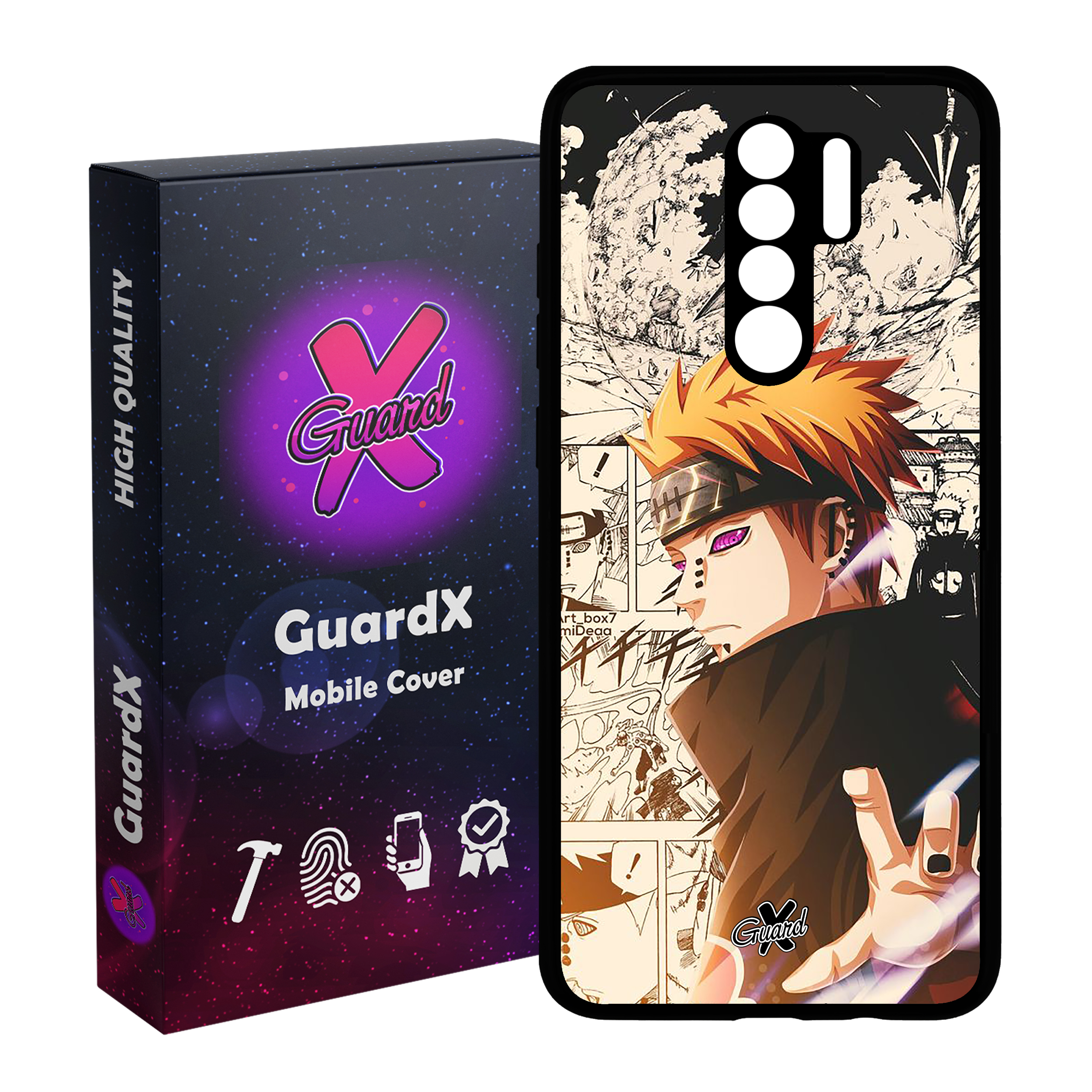 کاور گارد ایکس طرح Anime مدل Glass10378 مناسب برای گوشی موبایل شیائومی Redmi 9 / 9 Prime