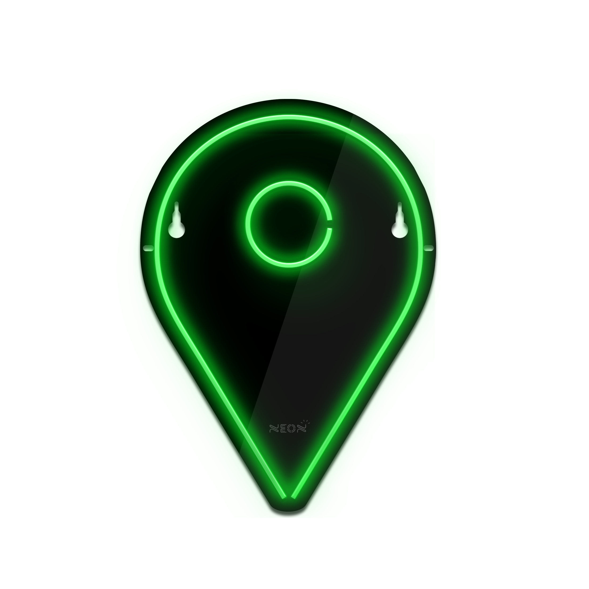 چراغ دیواری نئون دیزاین طرح Location-BL_GR