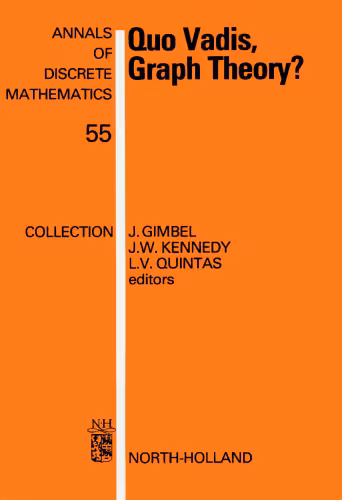 خرید و دانلود نسخه کامل کتاب Quo Vadis, Graph Theory?A Source Book for Challenges and Directions