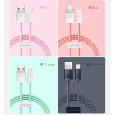 کابل تبدیل USB به لایتنینگ باسئوس مدل CALD000516 طول 2 متر