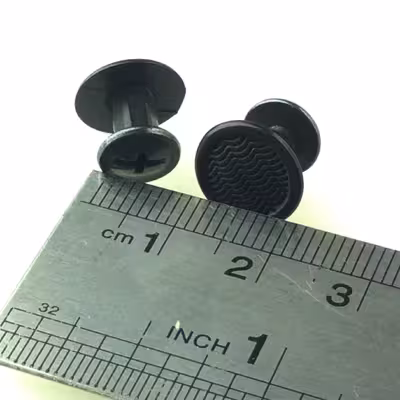 یراق پیچ کمربند مدل موج کد BLK2 بسته 2 عددی