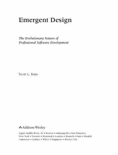 خرید و دانلود نسخه کامل کتاب Emergent Design [software development]