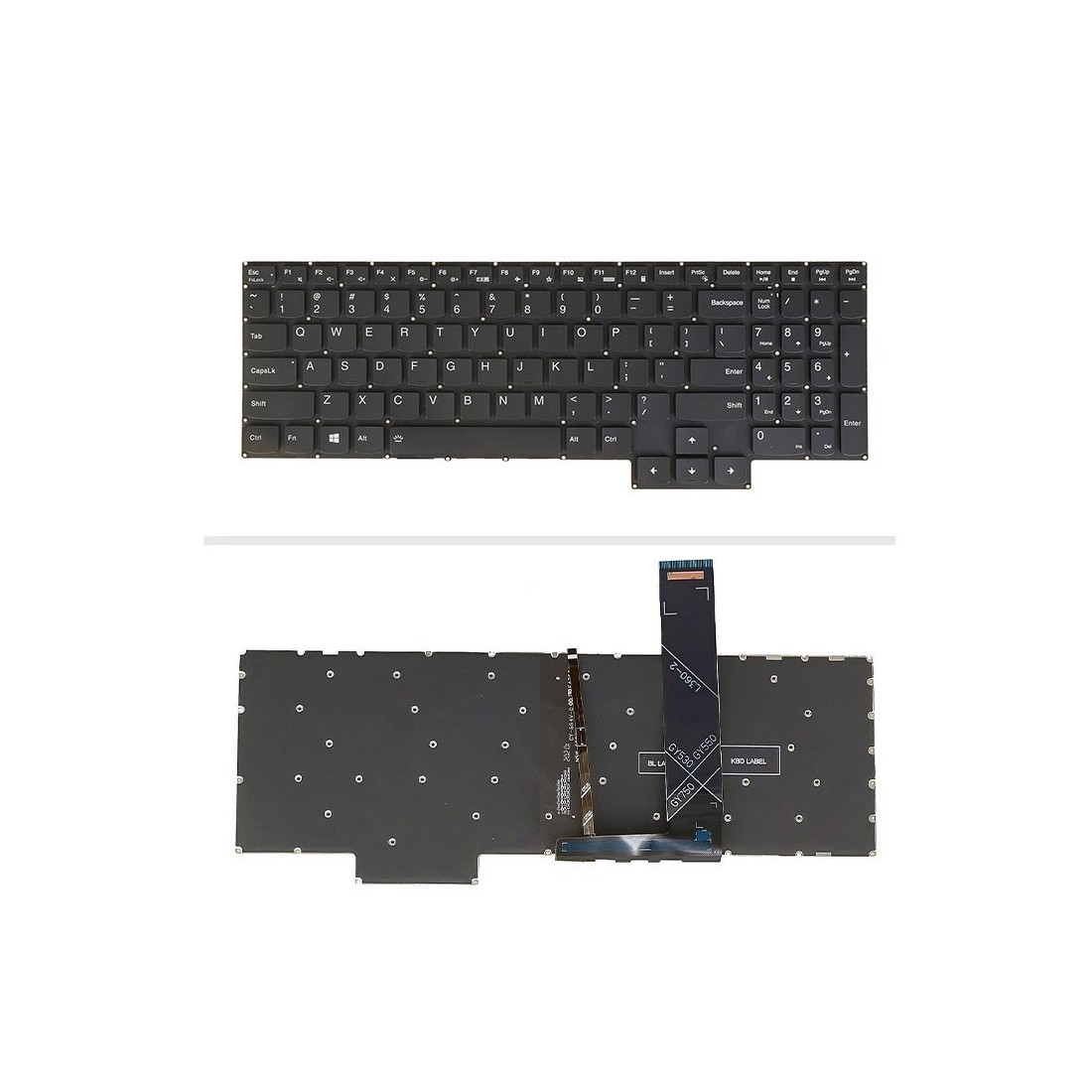 کیبورد لپتاپ لنوو Ideapad 3-15ARH05 ( Gaming | با بکلایت )