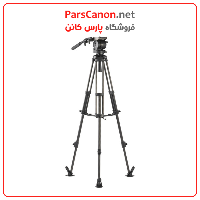 سه پایه فیلمبرداری لیبک مدل Libec HS-150MC Tripod System with H15 Head, Mid-Level Spreader, Rubber Feet & Case