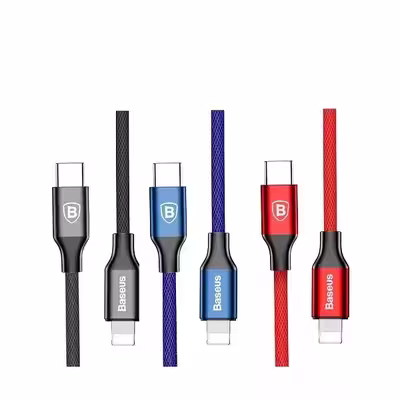 کابل تبدیل USB-C به لایتنینگ باسئوس مدل Yiven طول 1 متر