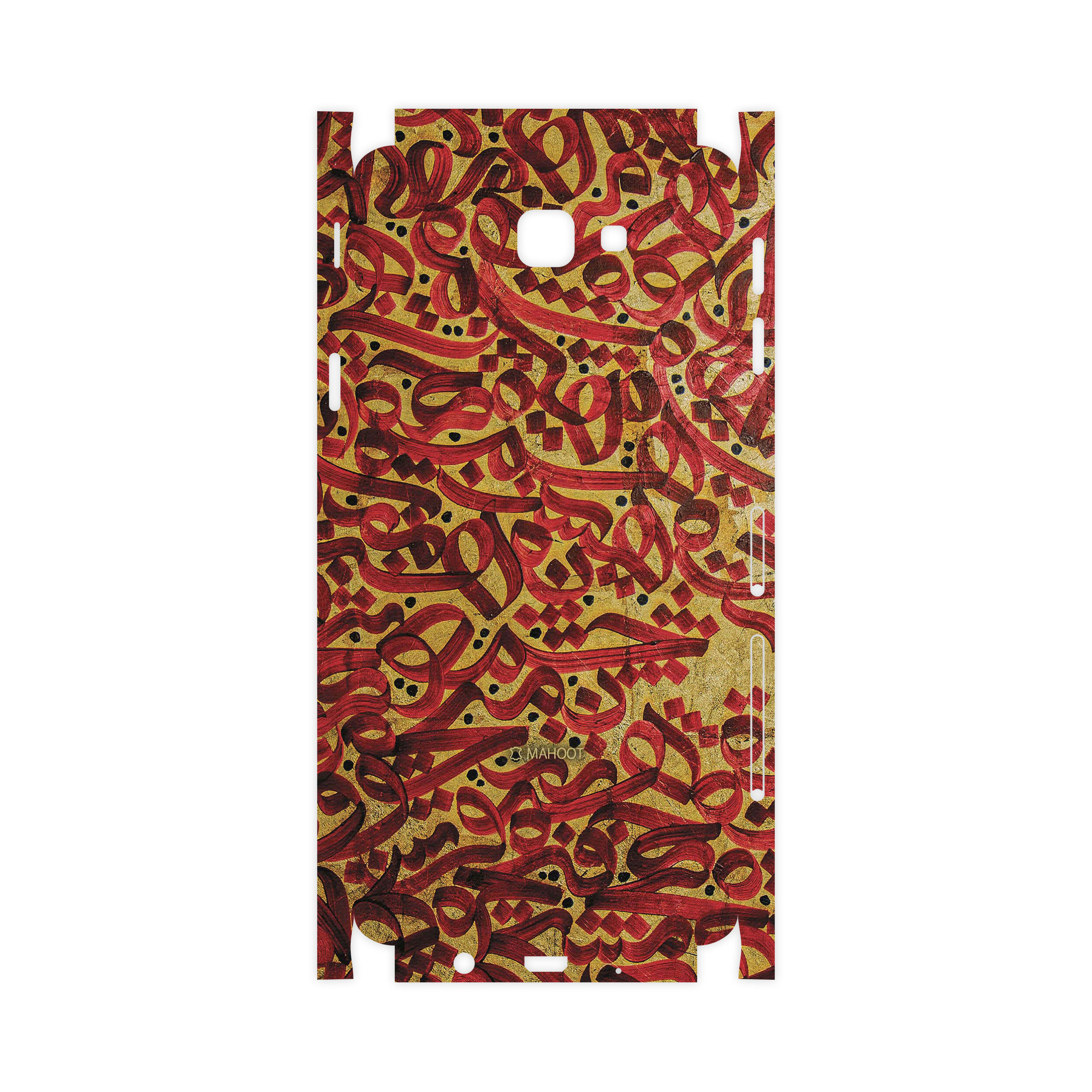 برچسب پوششی ماهوت مدل Nastaliq-6-FullSkin مناسب برای گوشی موبایل سامسونگ Galaxy J5 Prime