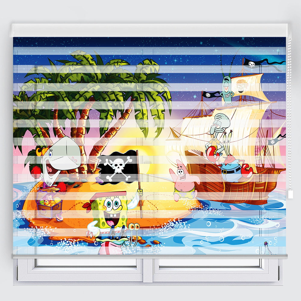 پرده زبرا مدل TD-87 سایز 200x180 سانتی متر