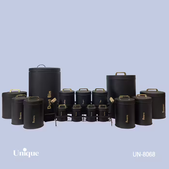 ارسال فوری   ضمانت اصالت کالا   ست 16پارچه مشکی درب فلزی کد UN-8068