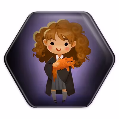 پیکسل خندالو طرح هری پاتر مدل شش ضلعی کد 2896