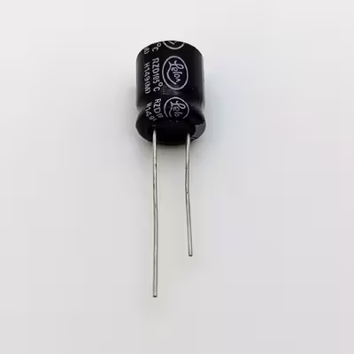 خازن 330 میکروفاراد 35 ولت مدل RP1 بسته 5 عددی