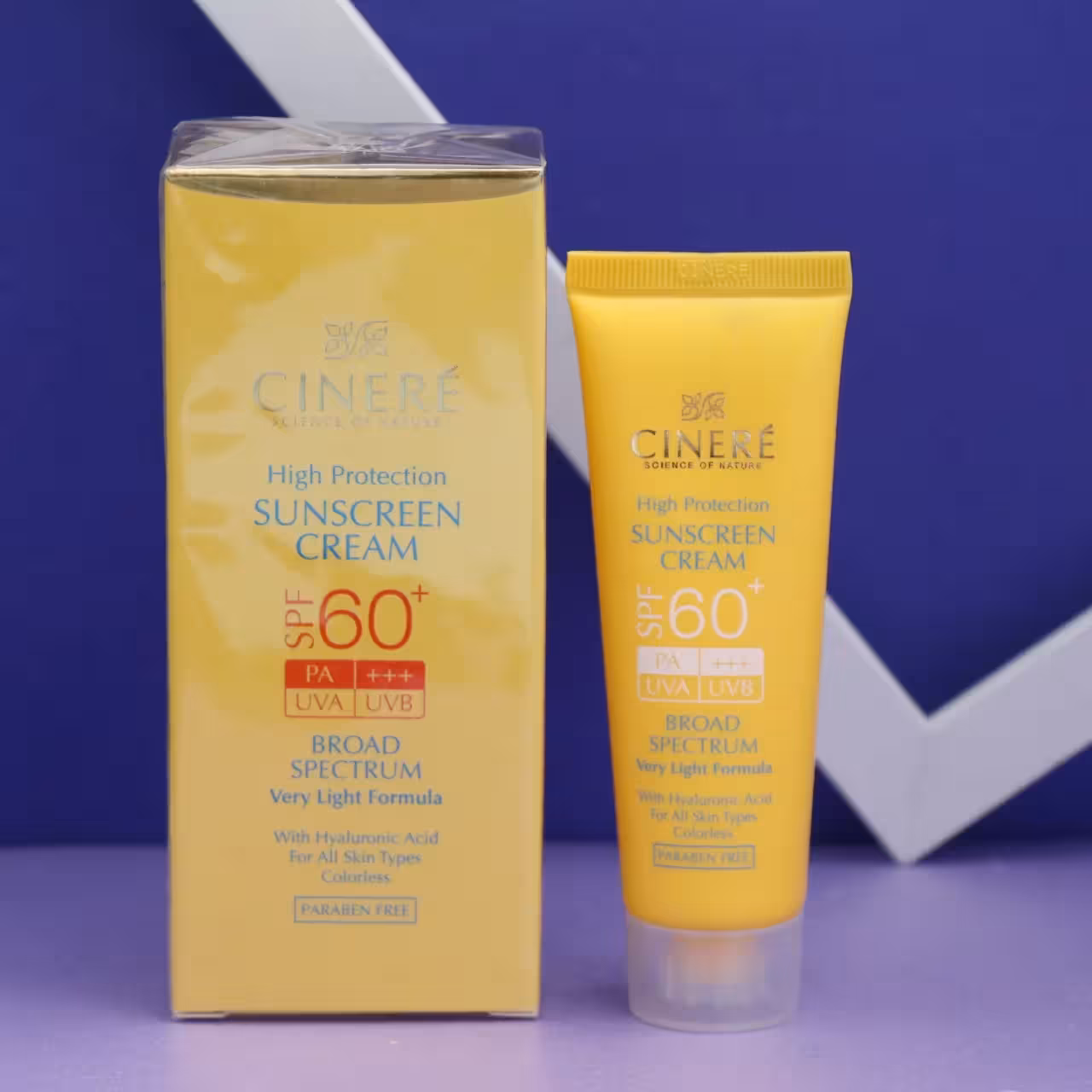 کرم ضد آفتاب spf60 سینره بدون رنگ 50میل 90943