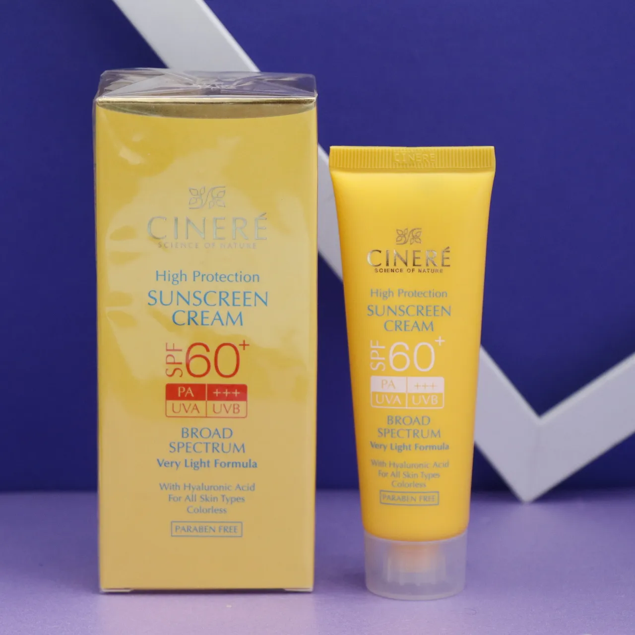 کرم ضد آفتاب spf60 سینره بدون رنگ 50میل 90943