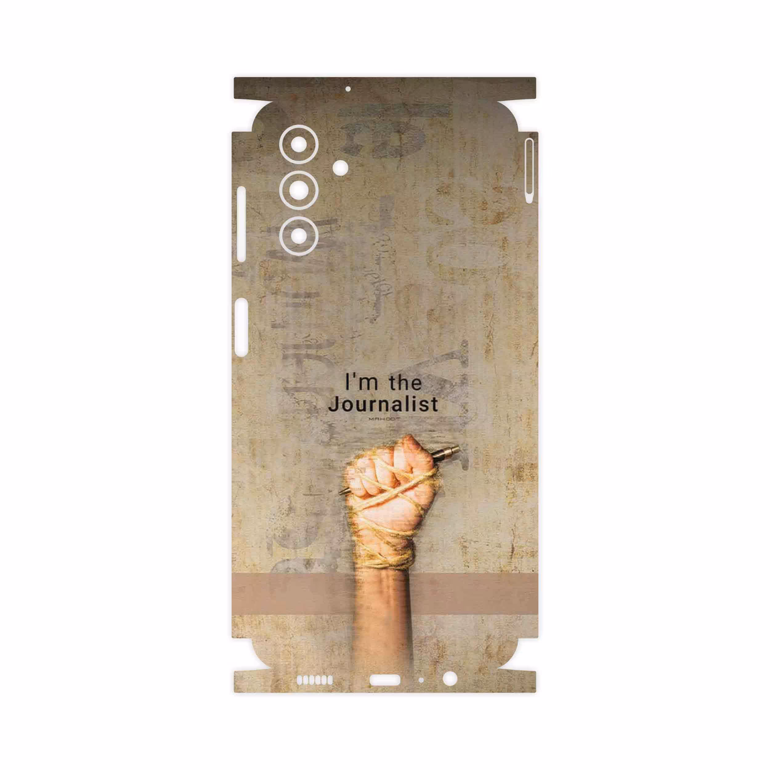 برچسب پوششی ماهوت مدل Journalist-FullSkin مناسب برای گوشی موبایل سامسونگ Galaxy A04s