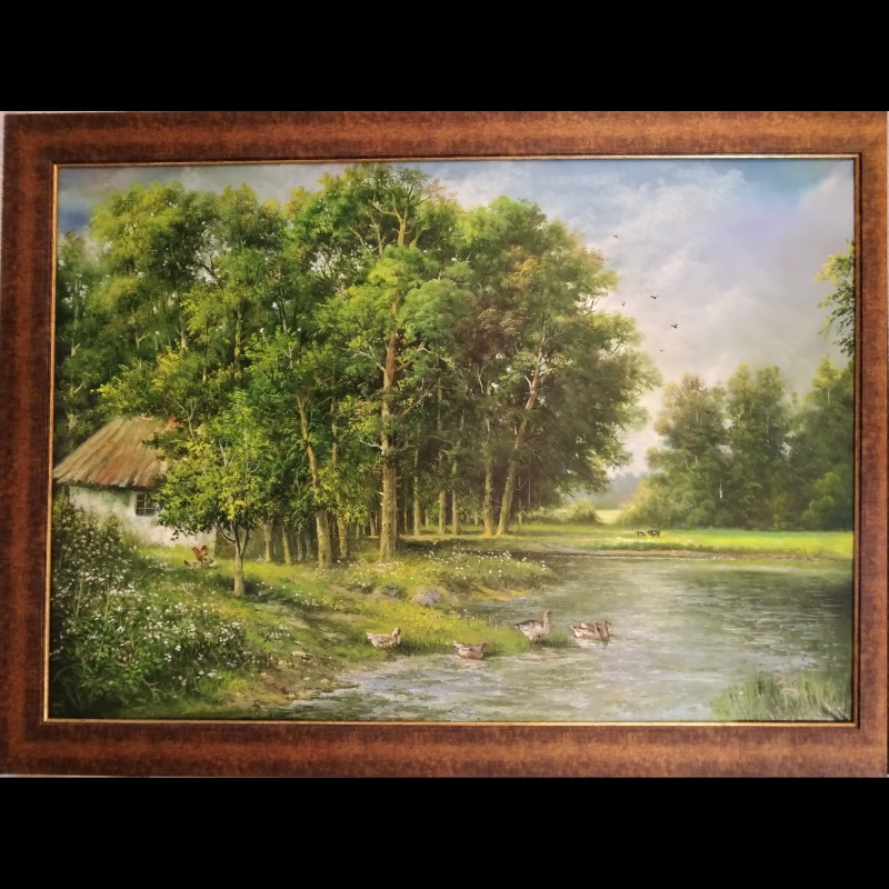 تابلو نقاشی رنگ و روغن منظره کد 63251