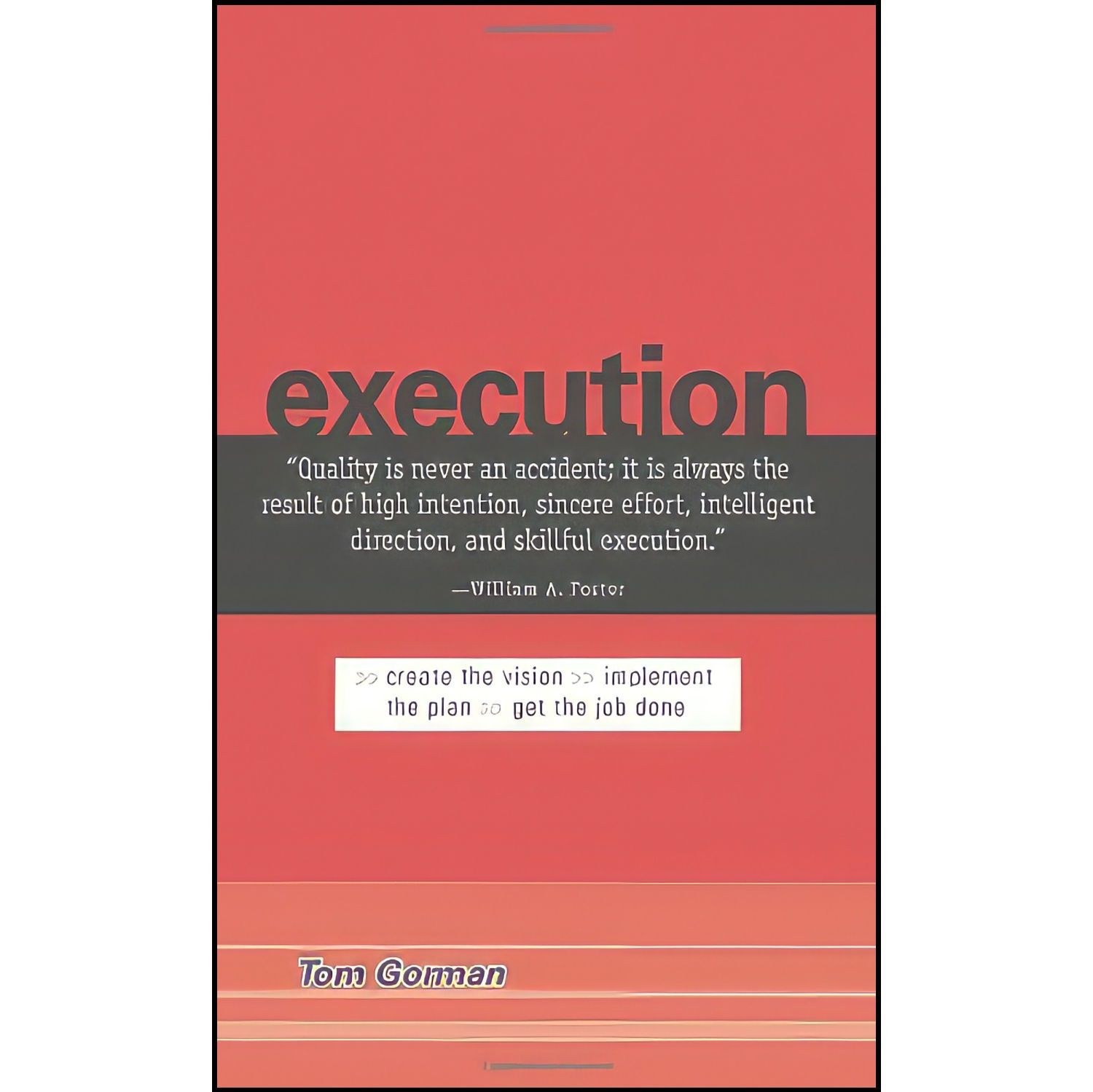 کتاب زبان اصلی Execution اثر Tom Gorman