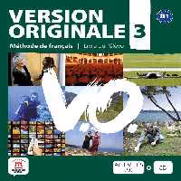 Version Originale 3 – Livre de l’élève   CD audio   DVD کتاب فرانسه (رنگی)