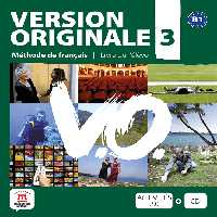 Version Originale 3 – Livre de l’élève   CD audio   DVD کتاب فرانسه (رنگی)