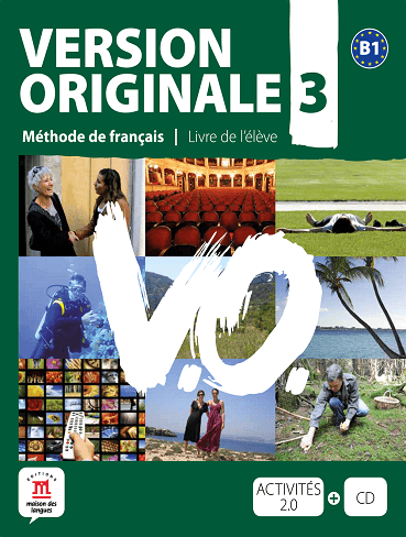Version Originale 3 – Livre de l’élève CD audio DVD کتاب فرانسه (رنگی)