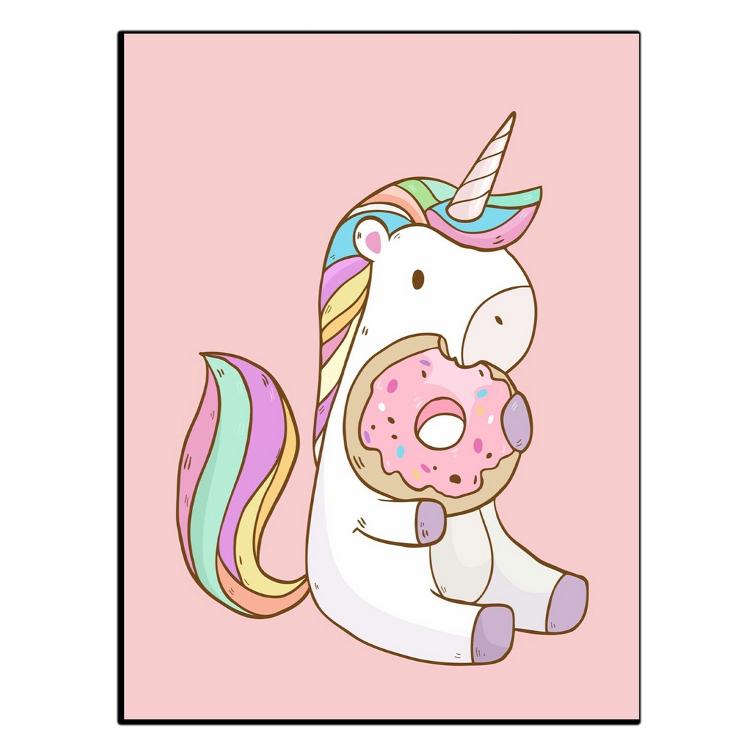 تابلو شاسی بکلیت طرح کارتونی اسب تک شاخ مدل SH-13896