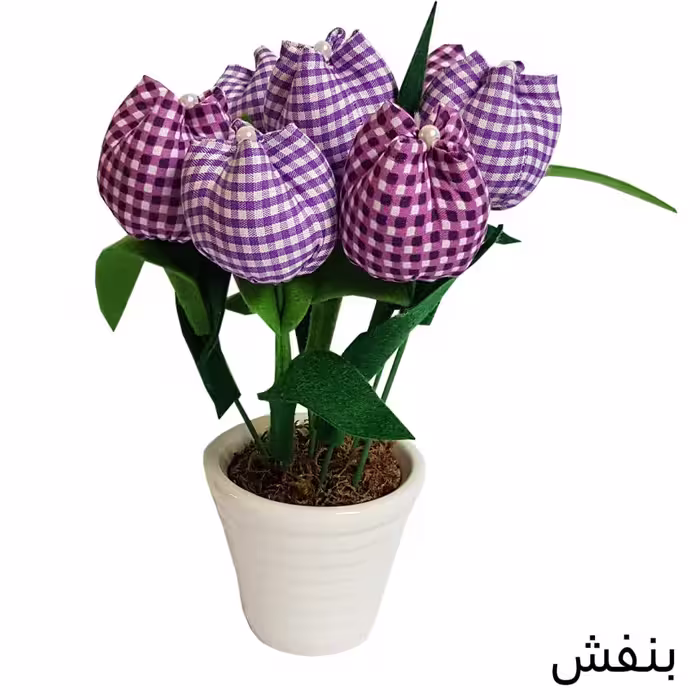 گلدان به همراه گل مصنوعی کد 5121