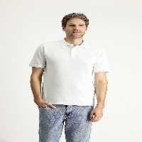 تی شرت یقه پولو سفید مردانه لباس معمولی گلدوزی شده اورجینال Kiğılı