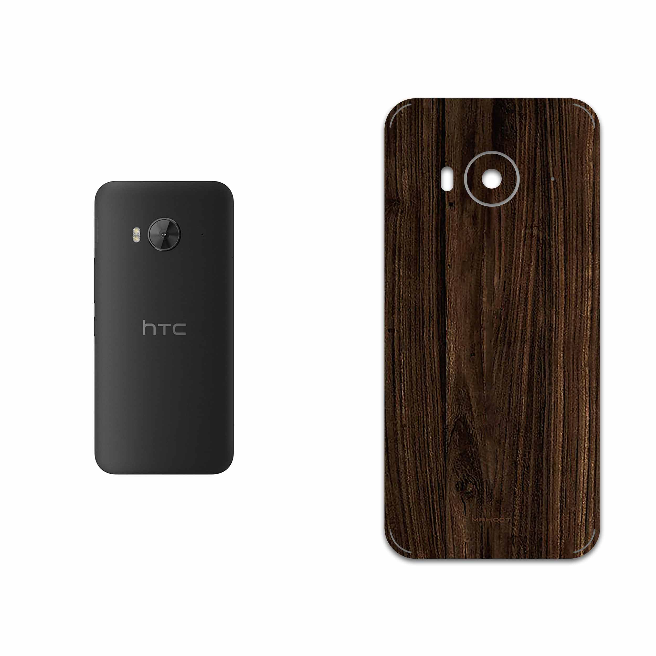 برچسب پوششی ماهوت مدل Dark Walnut Wood مناسب برای گوشی موبایل اچ تی سی One ME