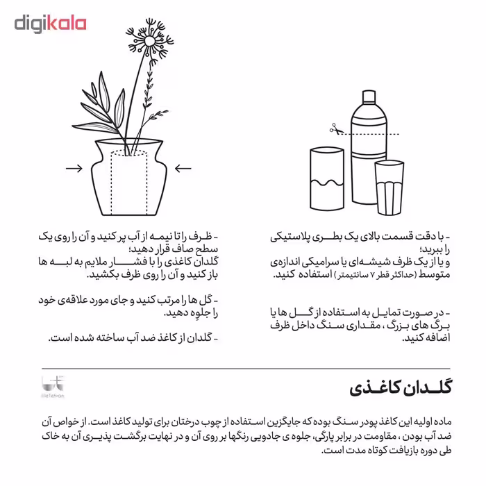 گلدان لیل تهران طرح غروب GS01