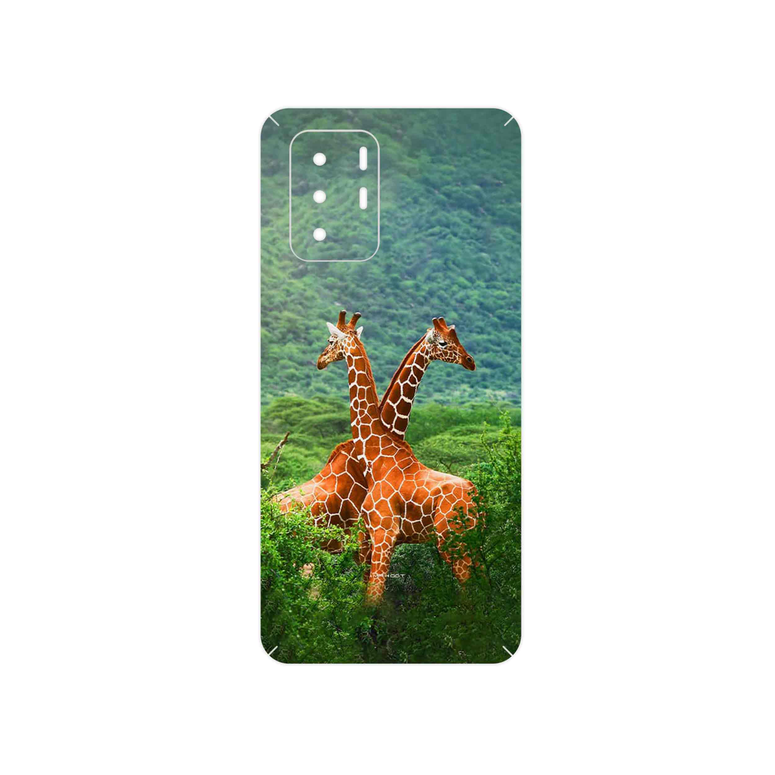 برچسب پوششی ماهوت مدل Giraffe مناسب برای گوشی موبایل شیائومی Poco X3 GT 5G
