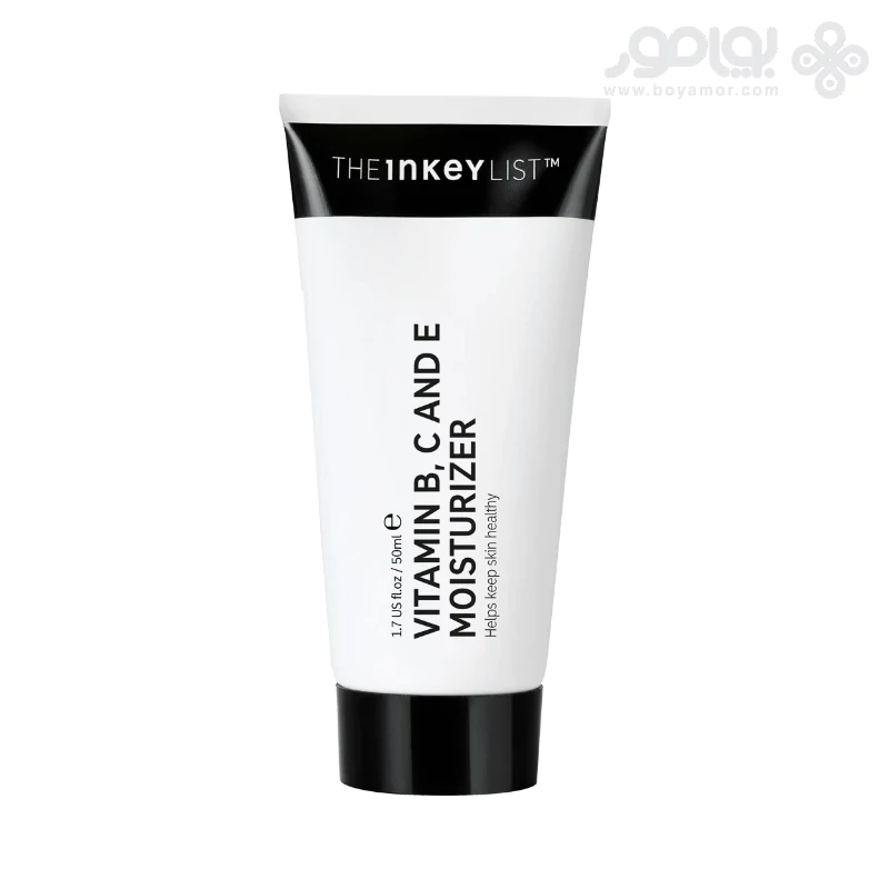کرم مرطوب کننده ویتامینه اینکی لیست حاوی ویتامین B ،C و E حجم 50 میل