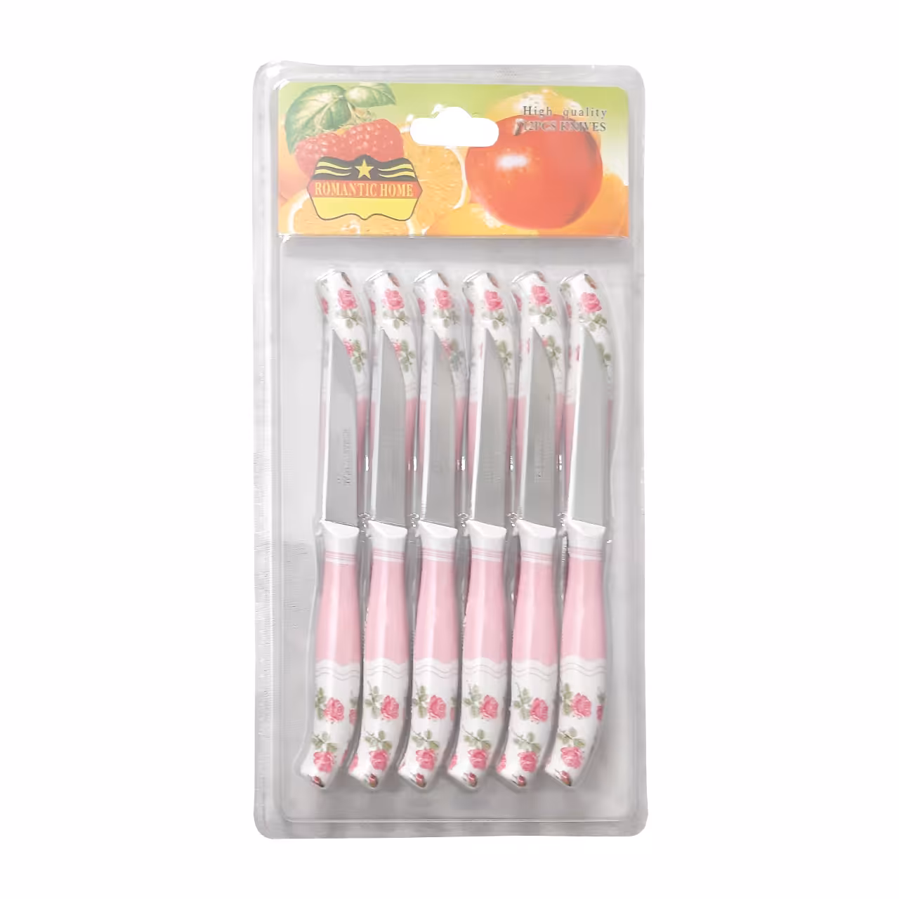 چاقو میوه خوری رمانتیک هوم کد A8 بسته 12 عددی