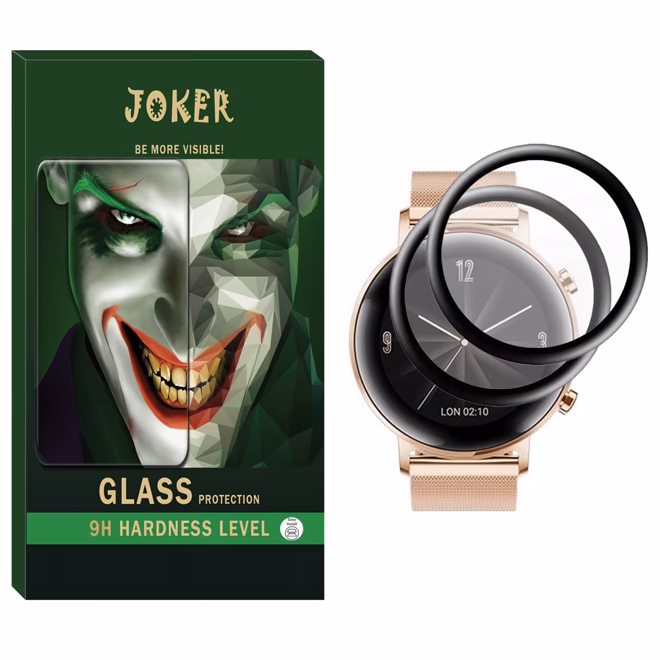 محافظ صفحه نمایش نانو جوکر مدل NJK مناسب برای ساعت هوشمند هوآوی Watch GT 2 42mm بسته دو عددی
