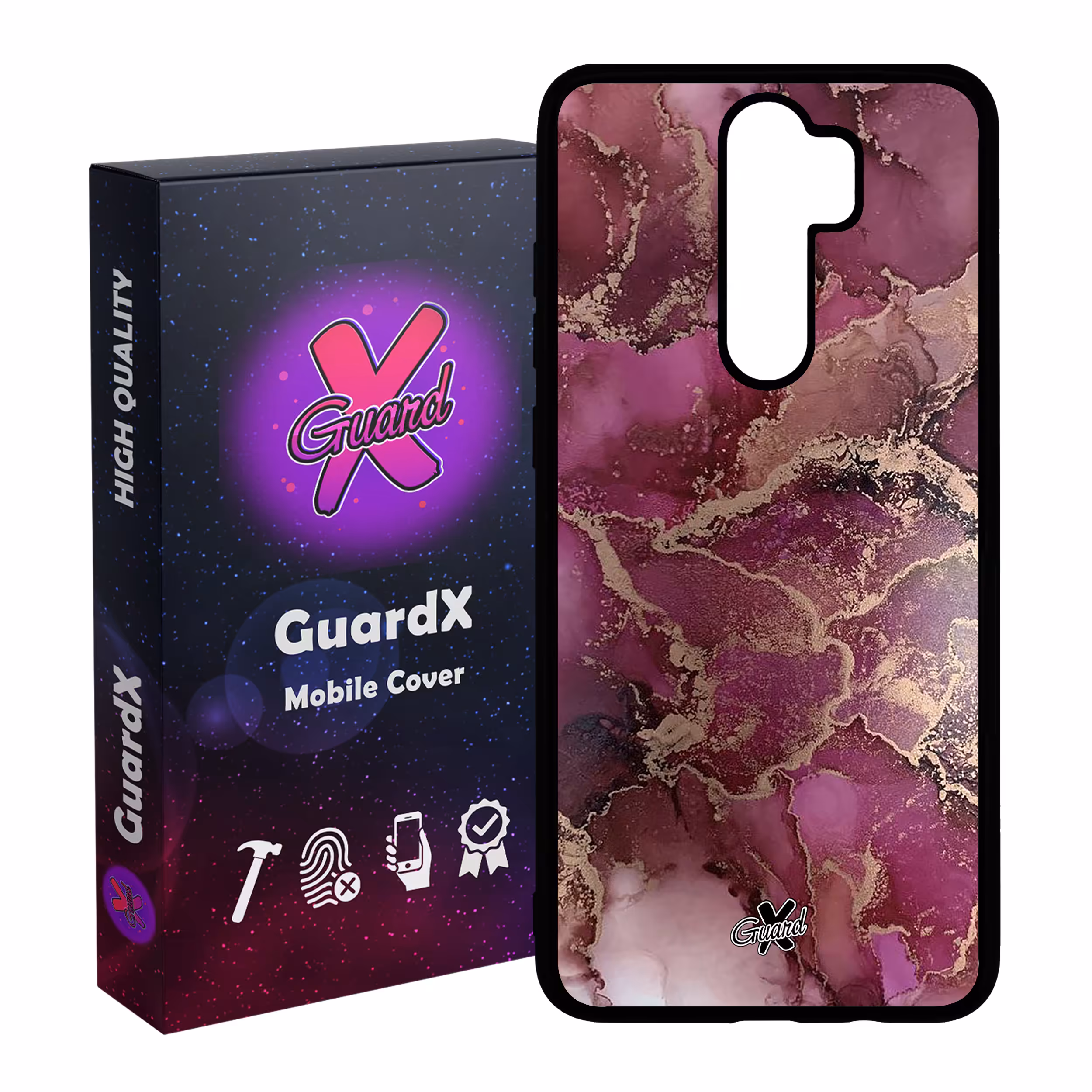 کاور گارد ایکس طرح ماربل مدل Glass10271 مناسب برای گوشی موبایل شیائومی Redmi Note 8 Pro