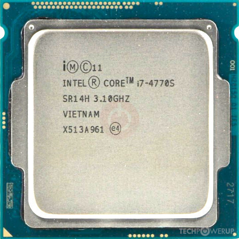 پردازنده Intel Core i7-4770S (تری) سری S