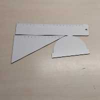 چاپ روی ست خطکش با عکس و طرح دلخواه شما از  جنس چوب و با بهترین کیفیت