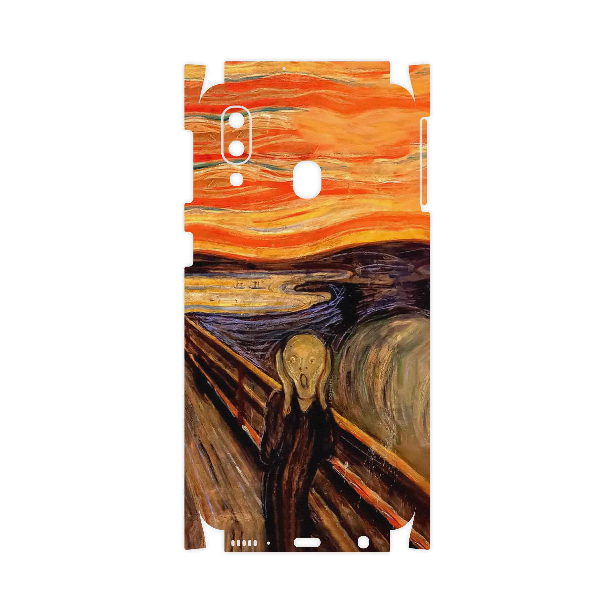 برچسب پوششی ماهوت مدل The Scream of Munch-FullSkin مناسب برای گوشی موبایل سامسونگ Galaxy A40