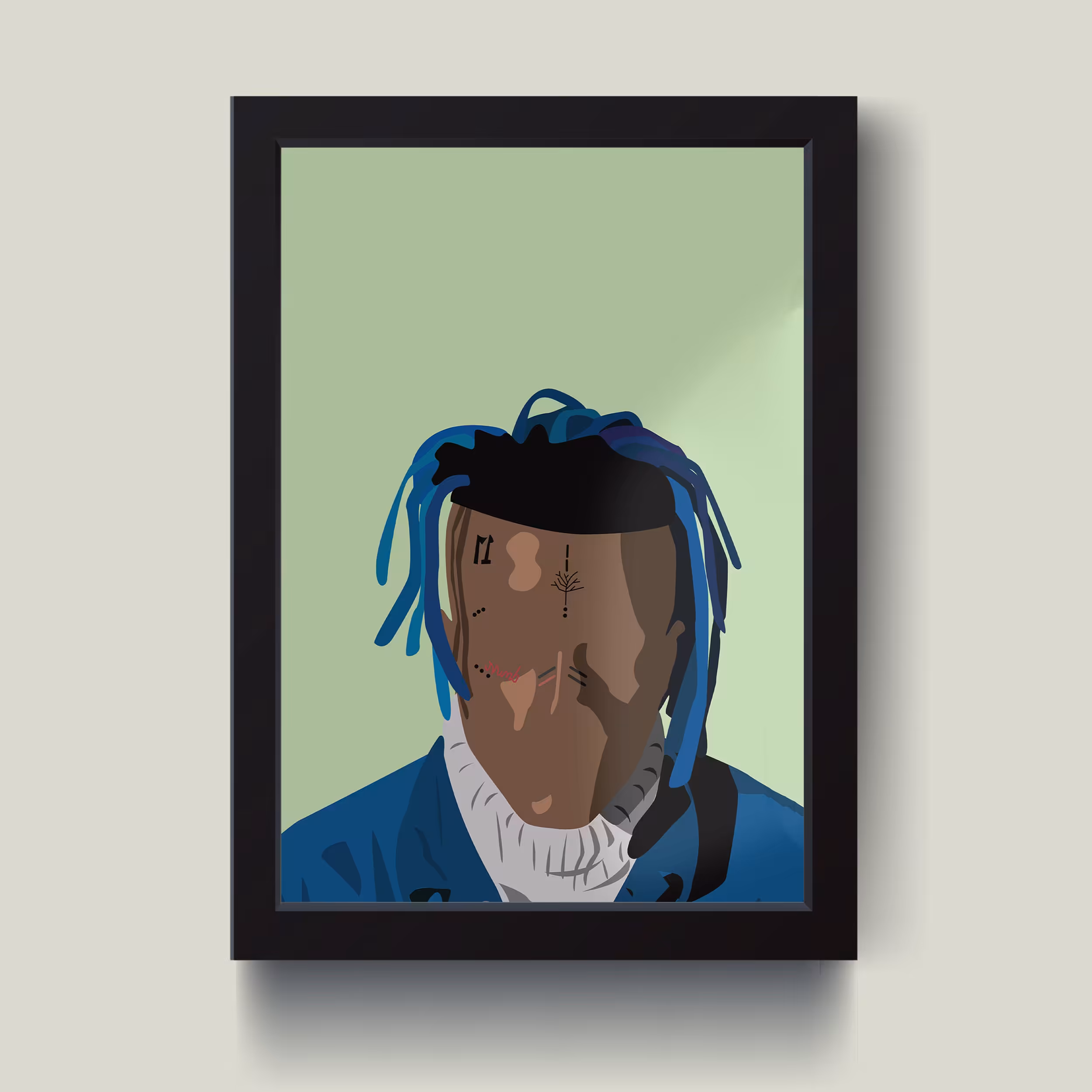 تابلو مدل XxxTentacion کد m2672-b