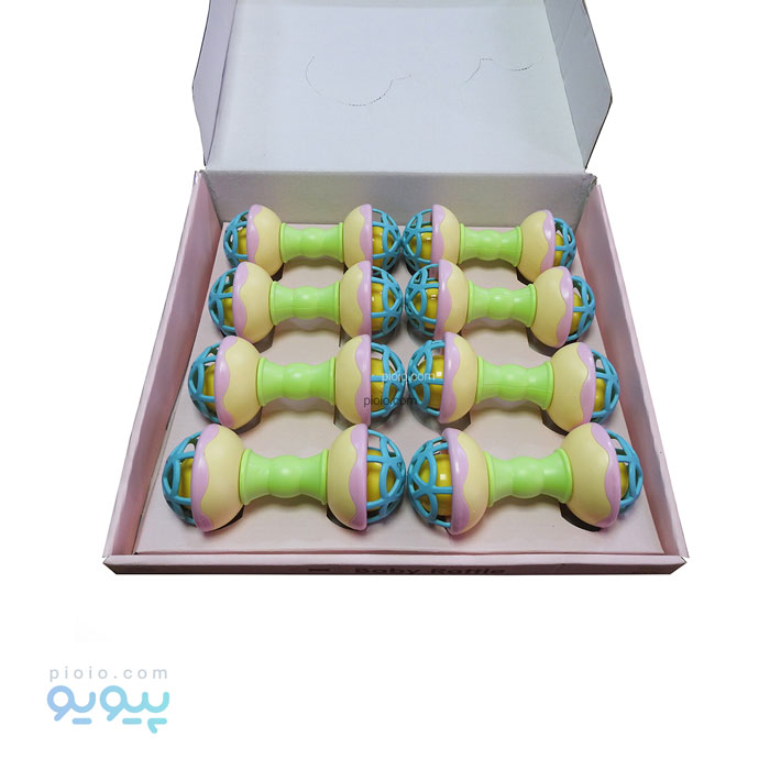 جغجغه نوزاد دوطرفه دندانی دار