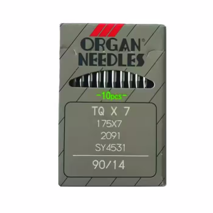 سوزن چرخ خیاطی ارگان TQ مدل دکمه دوز بسته 10 عددی