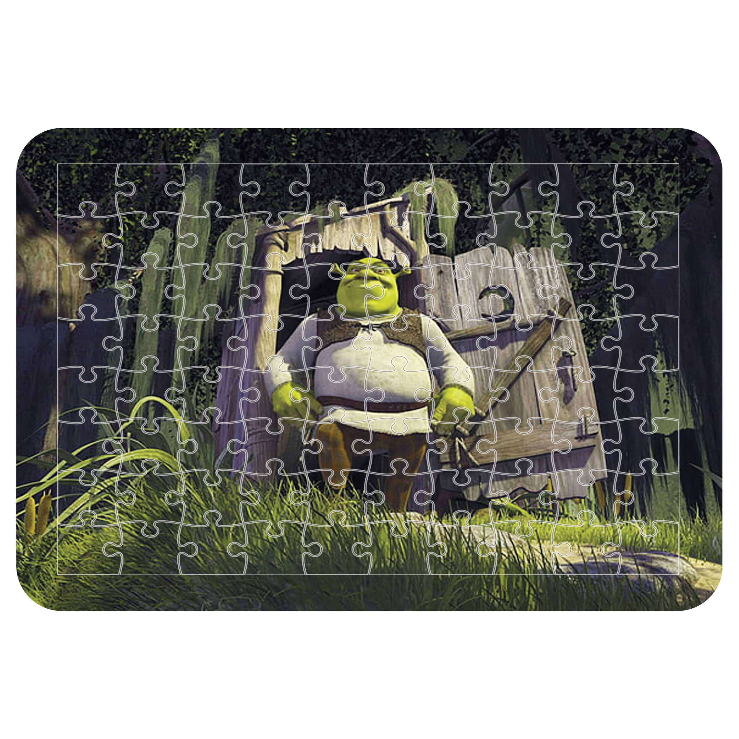 پازل 54 تکه اطلس آبی طرح شرک مدل P1085