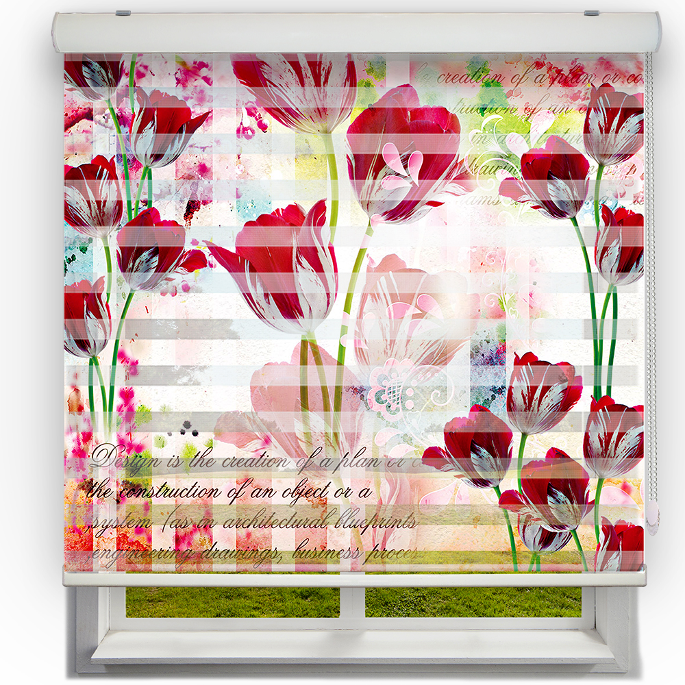 پرده زبرا مدل TD-113 سایز 200x180 سانتی متر