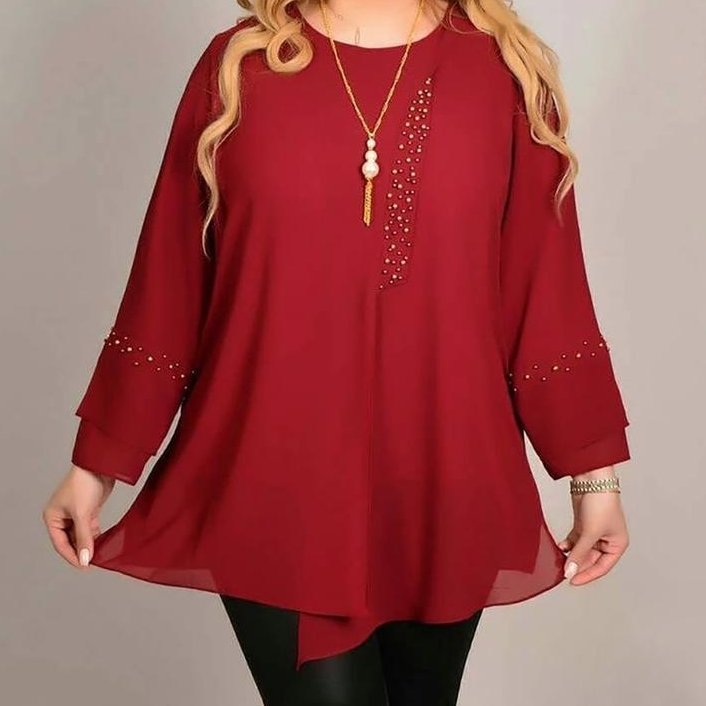 شومیز مجلسی سایز بزرگ