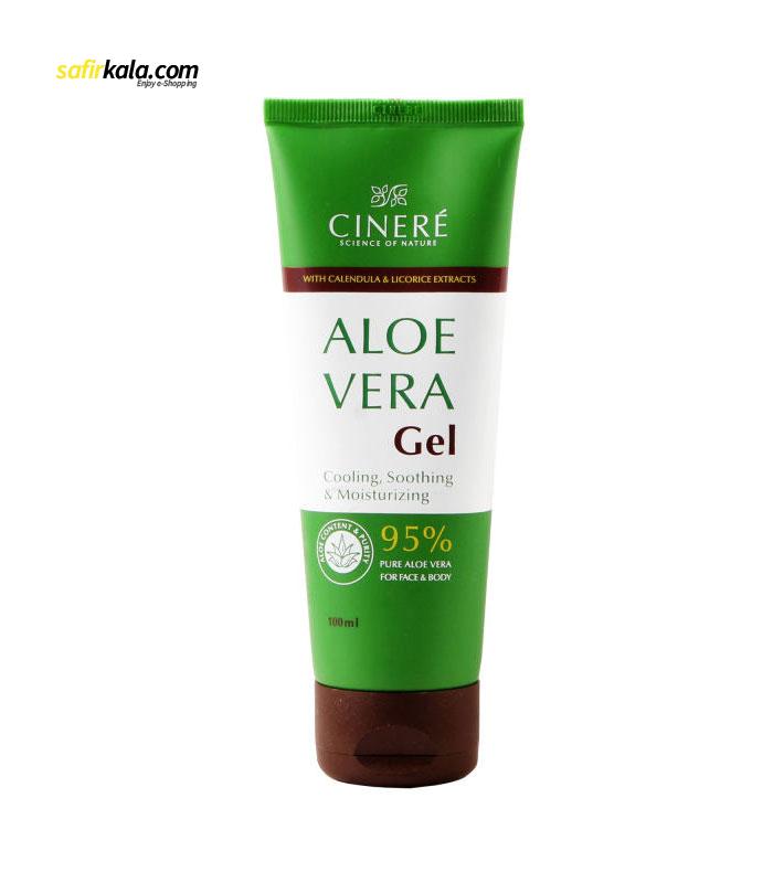 ژل مرطوب کننده سینره مدل آلوئه ورا حجم 100 میلی لیتر