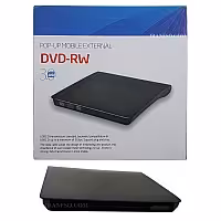 باکس دی وی دی اکسترنال لپ تاپ Pop-Up Mobile Sata 9.5mm-USB3 نازک مشکی