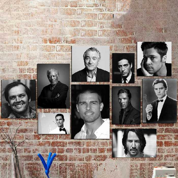 تابلو شاسی دنیای قابطرح بازیگران هالیوود مدل 276 مجموعه 10 عددی | دنیای قاب